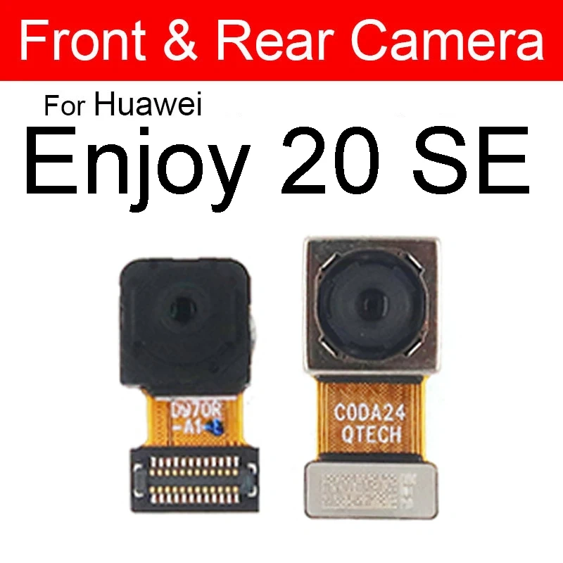 Front Rear Camera For Huawei Enjoy Z 20 20Pro 20SE 20Plus Back Main Front Small Facing Camera Module Flex Cable Repair Parts