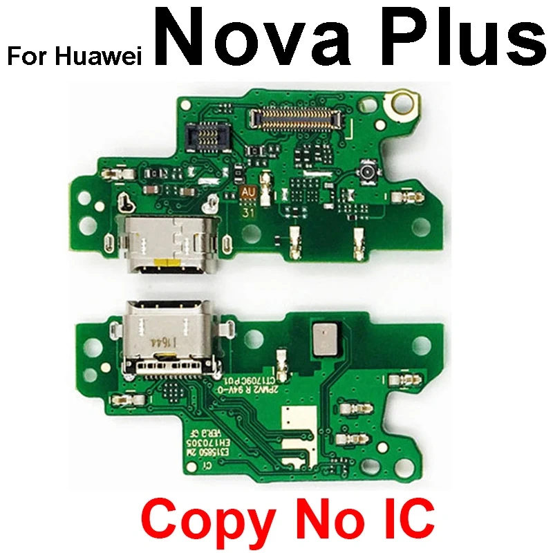 For Huawei Nova Lite 2 Plus 2 3 4 2S 2i 3i 3e 4e 5Z 5T 5 5i Pro USB Charger Port Board Charging Board with Mic Connector Parts