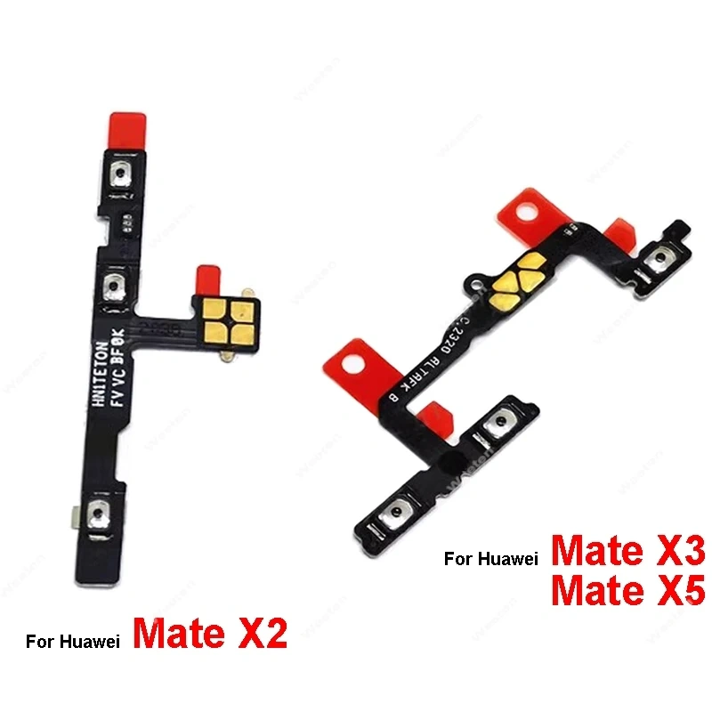 Power Volume Side Button Flex Cable For Huawei Mate X2 5G Mate X3 Mate X5 Power Volume Switch Keys Flex Ribbon Replacement Parts