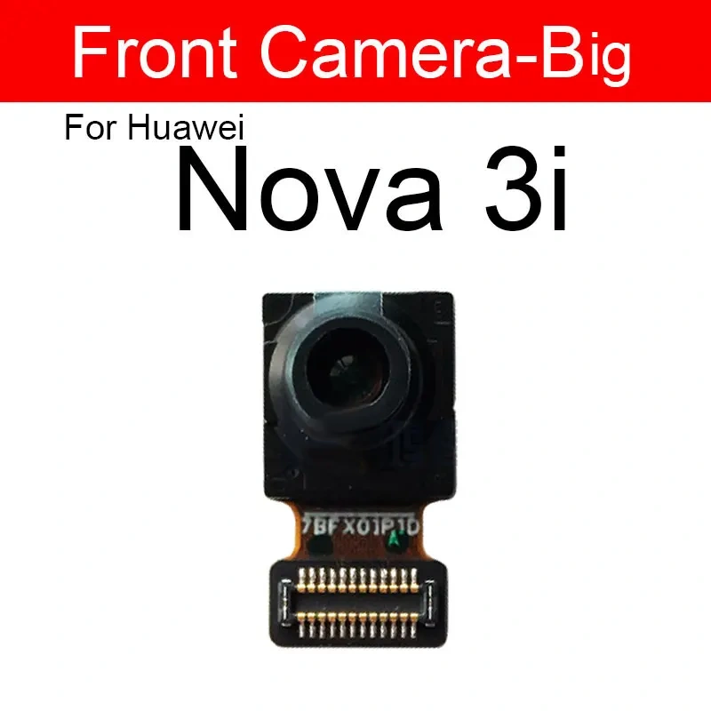 Rear Main Front Camera Flex Cable For Huawei Nova 3 3e 3i 4 4e Back Big Camera Facing Small Camera Flex Ribbon Cable Repair Part