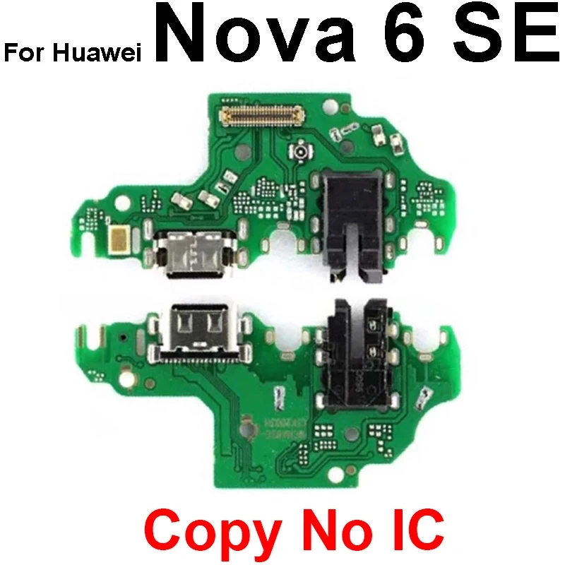 For Huawei Nova 6 6SE 4G 5G USB Charger Flex Cable USB Charging Board Connector Flex Ribbon Rpalcement Parts