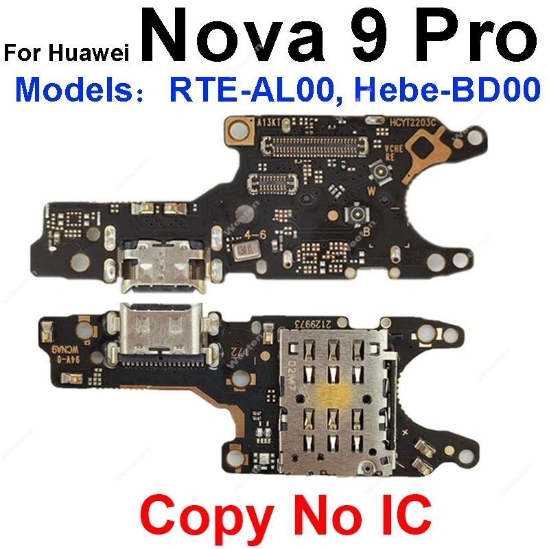 USB Charger Dock Board For Huawei Nova 9 10 10Z Pro SE Y61 Y70 Y71 Y90 Plus Usb Charging Port Board Connector Flex Cable Parts