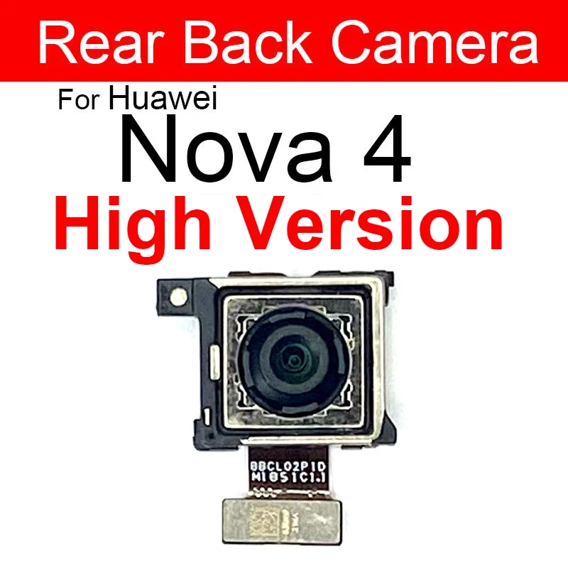 Rear Main Front Camera Flex Cable For Huawei Nova 3 3e 3i 4 4e Back Big Camera Facing Small Camera Flex Ribbon Cable Repair Part
