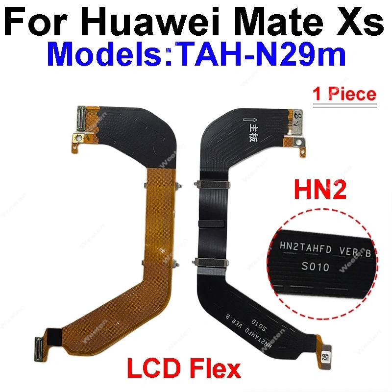 For Huawei Mate Xs TAH-N29m Mate Xs 2 Mate X3 Mate X5 LCD Mainboard Rotating Shaft Spin Axis Flex Cable Replacement Parts