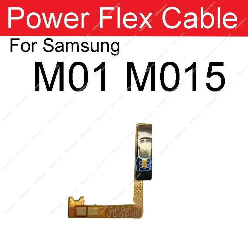 Power Volume Flex Cable For Samsung Galaxy M10 M105 M20 M205 M30 M305 M40 M405 M11 M21 M31 M51 M31S M10S M30S M21S M01 M01s M02s