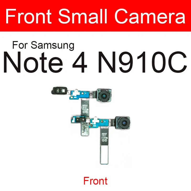 Front Rear Camera For Samsung Galaxy Note 2 3 4 5 N7100/N900/N9005/N910C/N910F/N920 Small Facing Main Back Camera Module