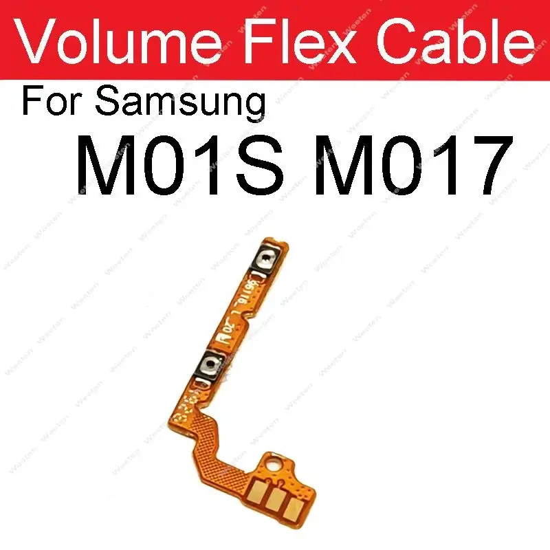 Power Volume Flex Cable For Samsung Galaxy M10 M105 M20 M205 M30 M305 M40 M405 M11 M21 M31 M51 M31S M10S M30S M21S M01 M01s M02s
