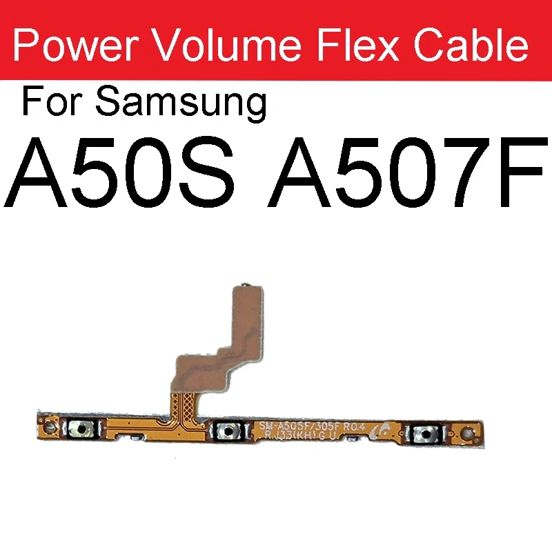 Power Volume Flex Cable For Samsung A10/M10/20/30/40 A20/30/40/50/60 A70 A80 A90 5G A10e A20e A11 A12 A10s A20s A30s A50s A70s