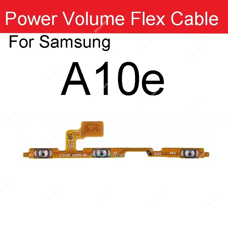 Power Volume Flex Cable For Samsung A10/M10/20/30/40 A20/30/40/50/60 A70 A80 A90 5G A10e A20e A11 A12 A10s A20s A30s A50s A70s