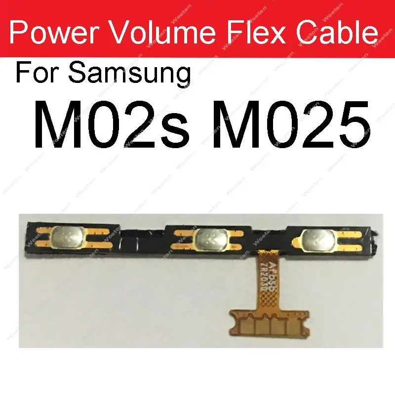 Power Volume Flex Cable For Samsung Galaxy M10 M105 M20 M205 M30 M305 M40 M405 M11 M21 M31 M51 M31S M10S M30S M21S M01 M01s M02s