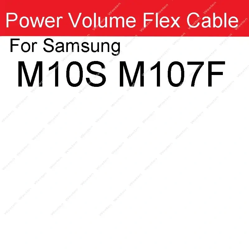 Power Volume Flex Cable For Samsung Galaxy M10 M105 M20 M205 M30 M305 M40 M405 M11 M21 M31 M51 M31S M10S M30S M21S M01 M01s M02s