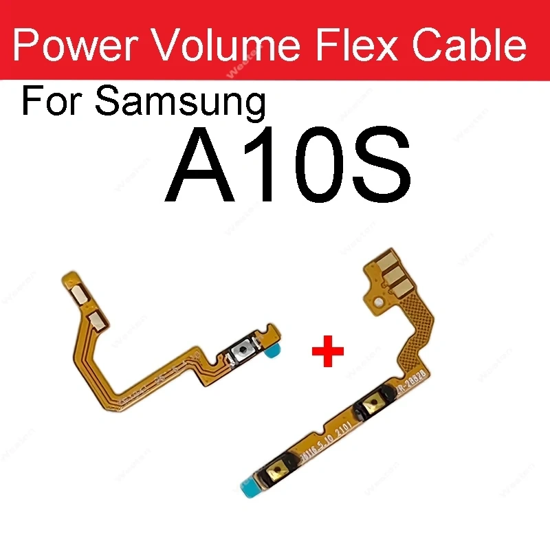 Power Volume Flex Cable For Samsung A10/M10/20/30/40 A20/30/40/50/60 A70 A80 A90 5G A10e A20e A11 A12 A10s A20s A30s A50s A70s