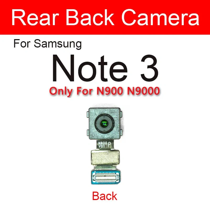Front Rear Camera For Samsung Galaxy Note 2 3 4 5 N7100/N900/N9005/N910C/N910F/N920 Small Facing Main Back Camera Module