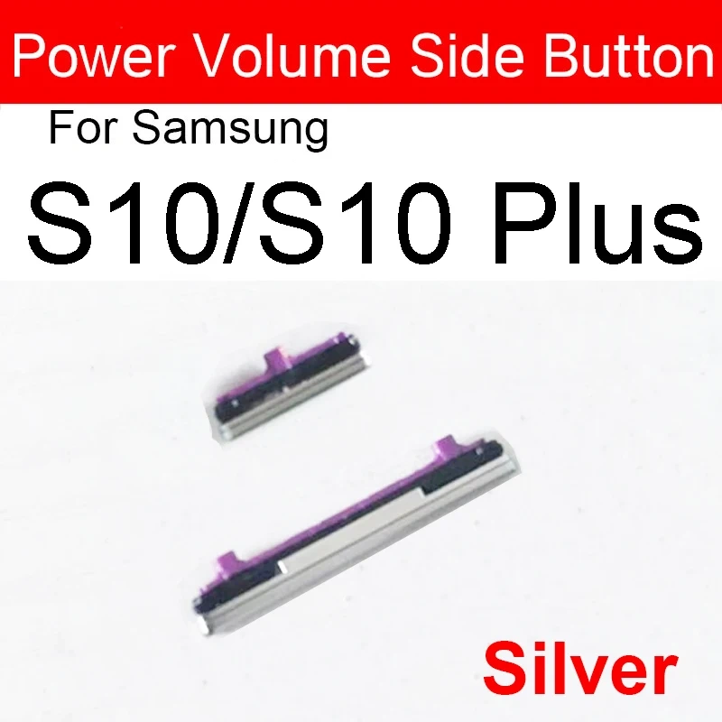 Power On Off Button Volume Button For Samsung Galaxy S8 S9 S10 Plus + Note 8 Side Key Button Repalcement Parts