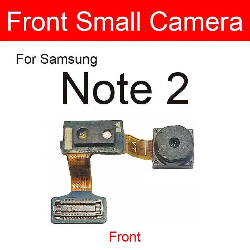 Front Rear Camera For Samsung Galaxy Note 2 3 4 5 N7100/N900/N9005/N910C/N910F/N920 Small Facing Main Back Camera Module