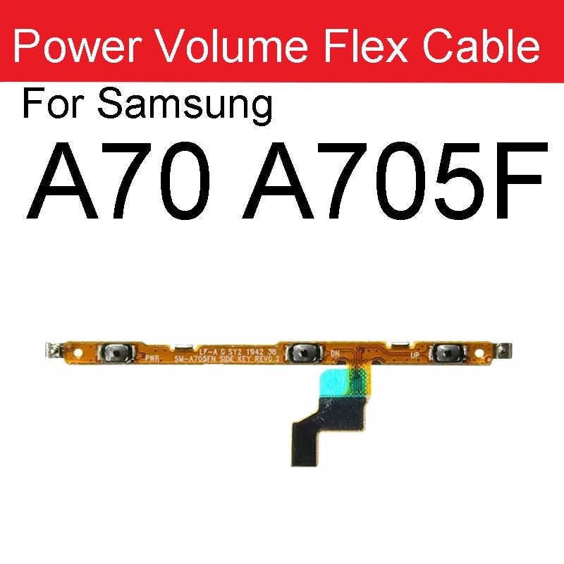 Power Volume Flex Cable For Samsung A10/M10/20/30/40 A20/30/40/50/60 A70 A80 A90 5G A10e A20e A11 A12 A10s A20s A30s A50s A70s