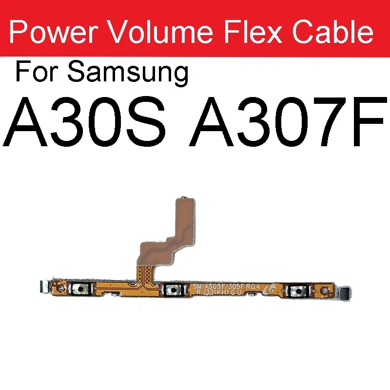 Power Volume Flex Cable For Samsung A10/M10/20/30/40 A20/30/40/50/60 A70 A80 A90 5G A10e A20e A11 A12 A10s A20s A30s A50s A70s