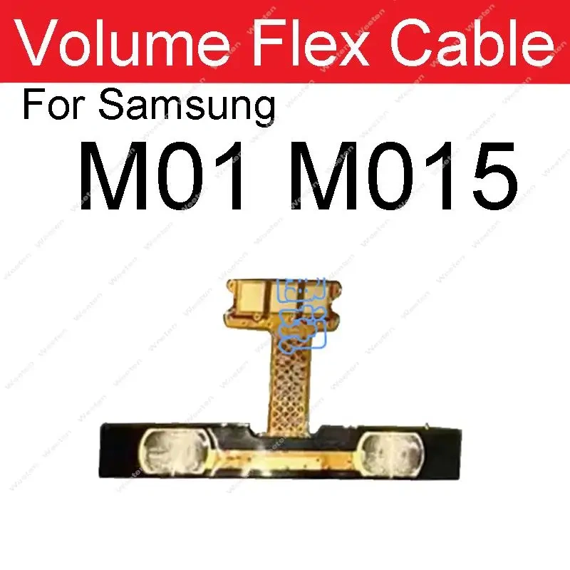 Power Volume Flex Cable For Samsung Galaxy M10 M105 M20 M205 M30 M305 M40 M405 M11 M21 M31 M51 M31S M10S M30S M21S M01 M01s M02s