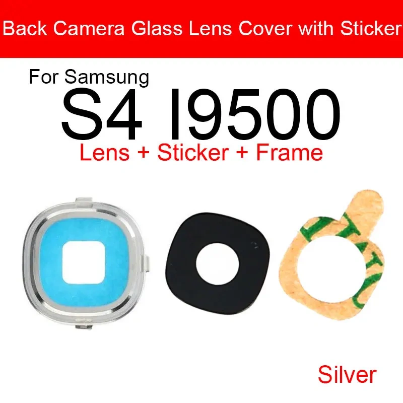 Back Rear Camera Lens Glass With Adhesive Stick For Samsung Galaxy S3 S4 I9500 S5 Main Camera Lens Glass Replacement Parts