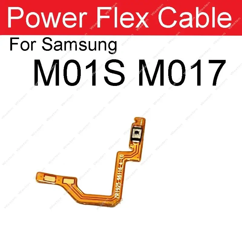 Power Volume Flex Cable For Samsung Galaxy M10 M105 M20 M205 M30 M305 M40 M405 M11 M21 M31 M51 M31S M10S M30S M21S M01 M01s M02s