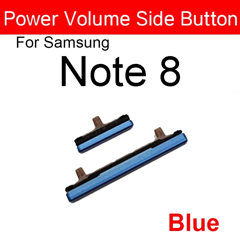 Power On Off Button Volume Button For Samsung Galaxy S8 S9 S10 Plus + Note 8 Side Key Button Repalcement Parts