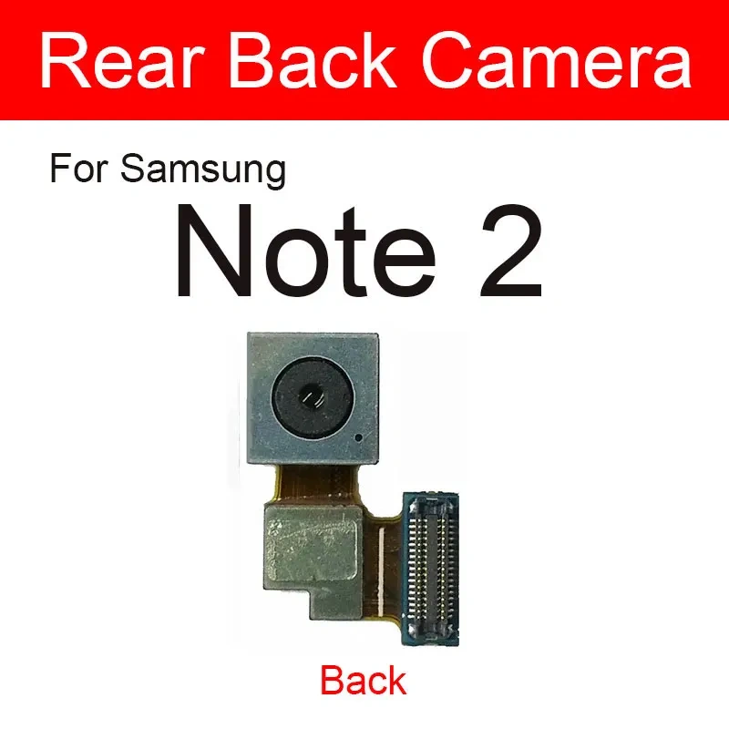 Front Rear Camera For Samsung Galaxy Note 2 3 4 5 N7100/N900/N9005/N910C/N910F/N920 Small Facing Main Back Camera Module
