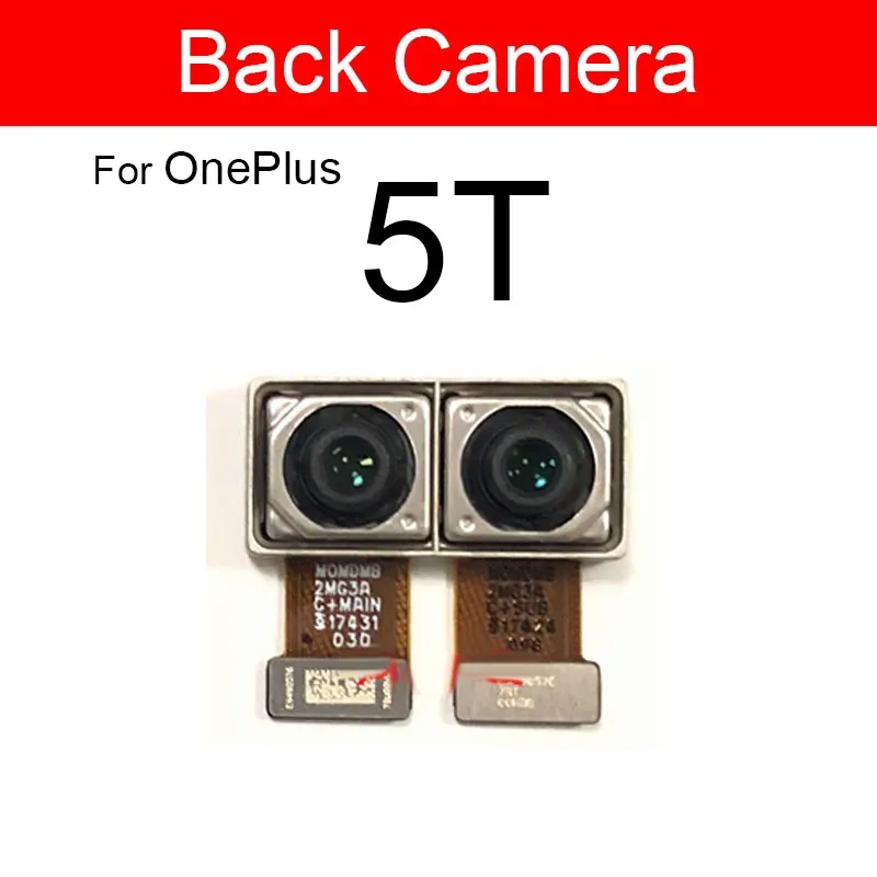 Main Rear Back Camera Module Flex Cable For Oneplus 1+ 1 2 3 3T 5 5T X Front Facing Camera Flex Ribbon Replacement Reapir Parts