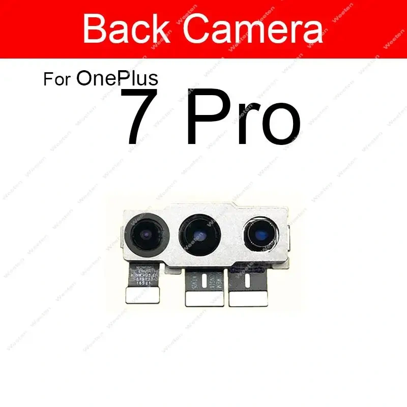 Rear+Front Camera Module For Oneplus 1+ 6 6T 7 Pro 7T Pro 8 Back Main Front Facing Camera Flex Ribbon Replacement Parts