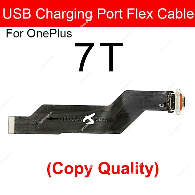 USB Charging Flex Cable For Oneplus 1 2 X 3 3T 5 5T 6 6T 7 7T 8  8T Pro USB Charger Port Connector Flex Cable Replacement