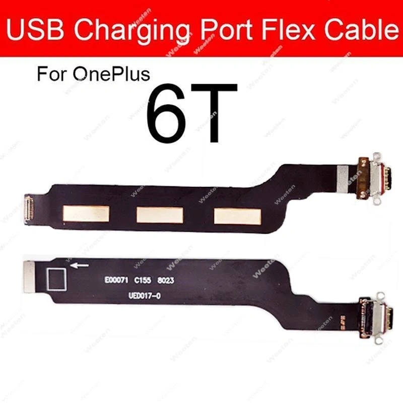 USB Charging Flex Cable For Oneplus 1 2 X 3 3T 5 5T 6 6T 7 7T 8  8T Pro USB Charger Port Connector Flex Cable Replacement