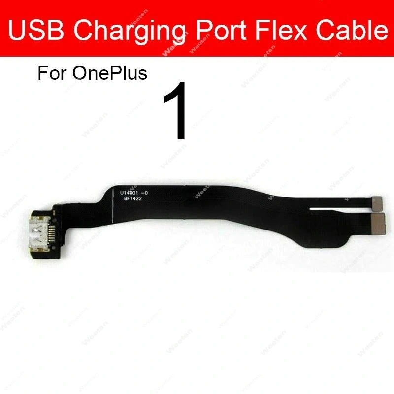 USB Charging Flex Cable For Oneplus 1 2 X 3 3T 5 5T 6 6T 7 7T 8  8T Pro USB Charger Port Connector Flex Cable Replacement