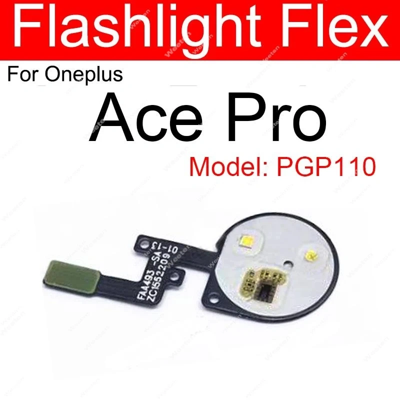 FlashLight Sensor Flex Cable For Oneplus ACE Pro Ace 2 Pro 2V Ace 3 Pro ACE Racing Camera Flashlight Sensor Ambient Flex Ribbon