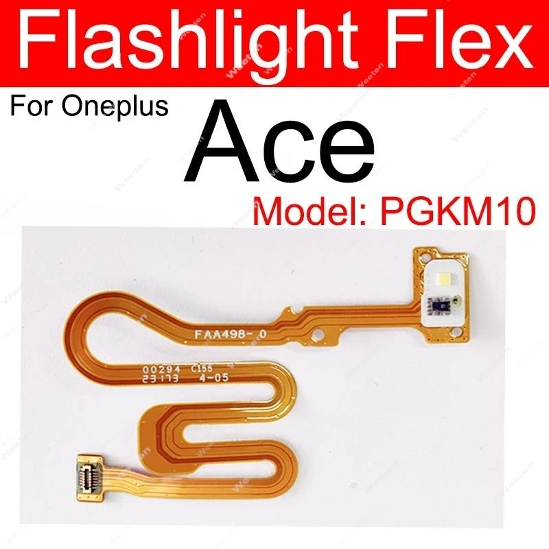 FlashLight Sensor Flex Cable For Oneplus ACE Pro Ace 2 Pro 2V Ace 3 Pro ACE Racing Camera Flashlight Sensor Ambient Flex Ribbon