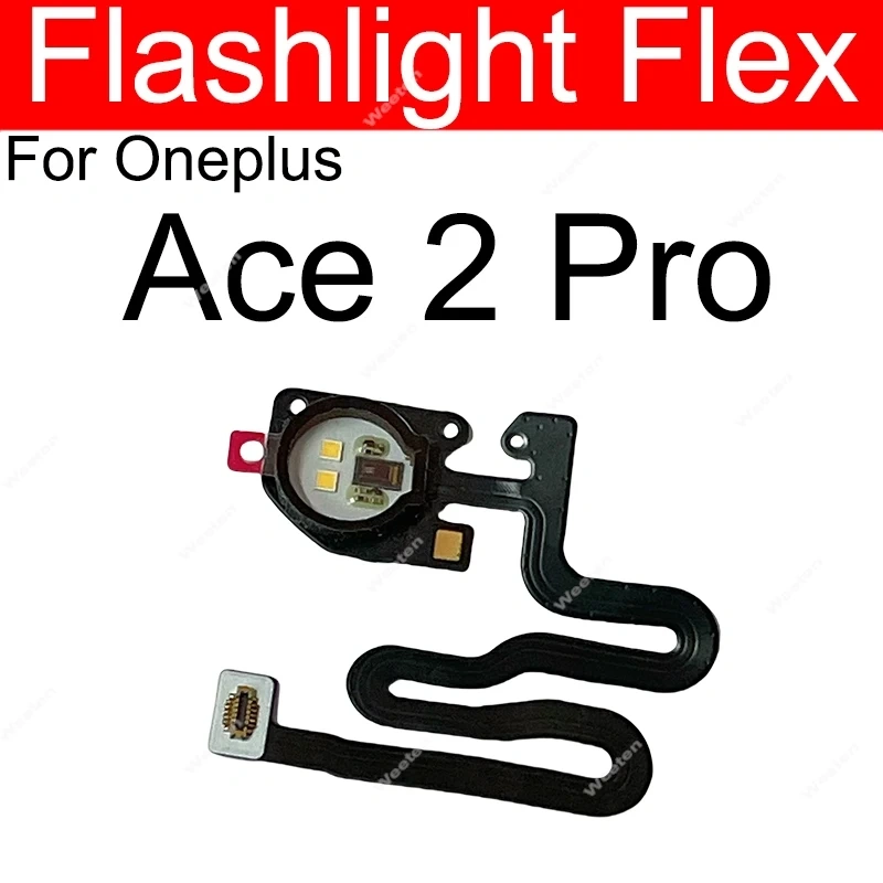 FlashLight Sensor Flex Cable For Oneplus ACE Pro Ace 2 Pro 2V Ace 3 Pro ACE Racing Camera Flashlight Sensor Ambient Flex Ribbon