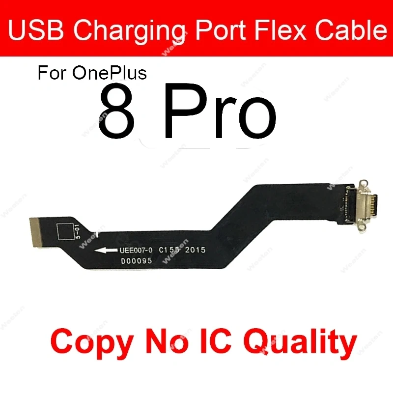 USB Charging Flex Cable For Oneplus 1 2 X 3 3T 5 5T 6 6T 7 7T 8  8T Pro USB Charger Port Connector Flex Cable Replacement