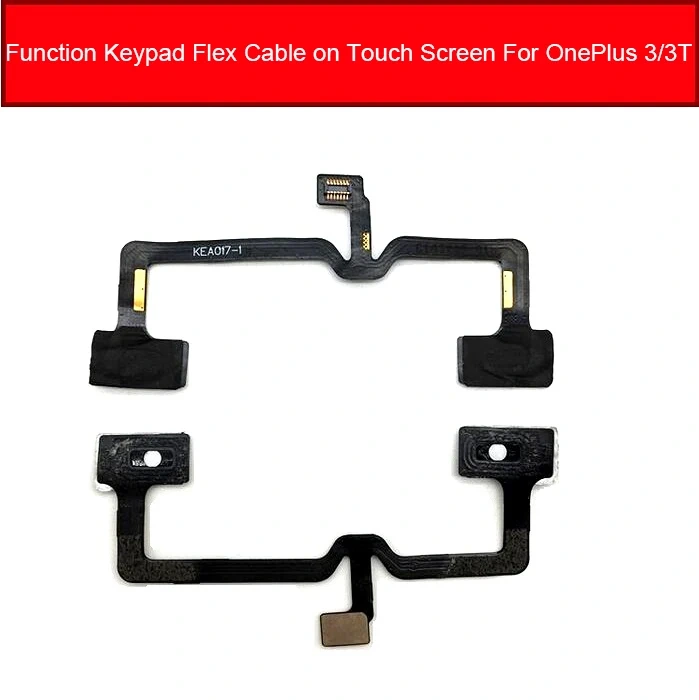 Function Keypad Flex Cable For Oneplus 1+2 3 3t 5 X Menu Button Sensor Function Sensor Flex Ribbon Cable Replacement Parts