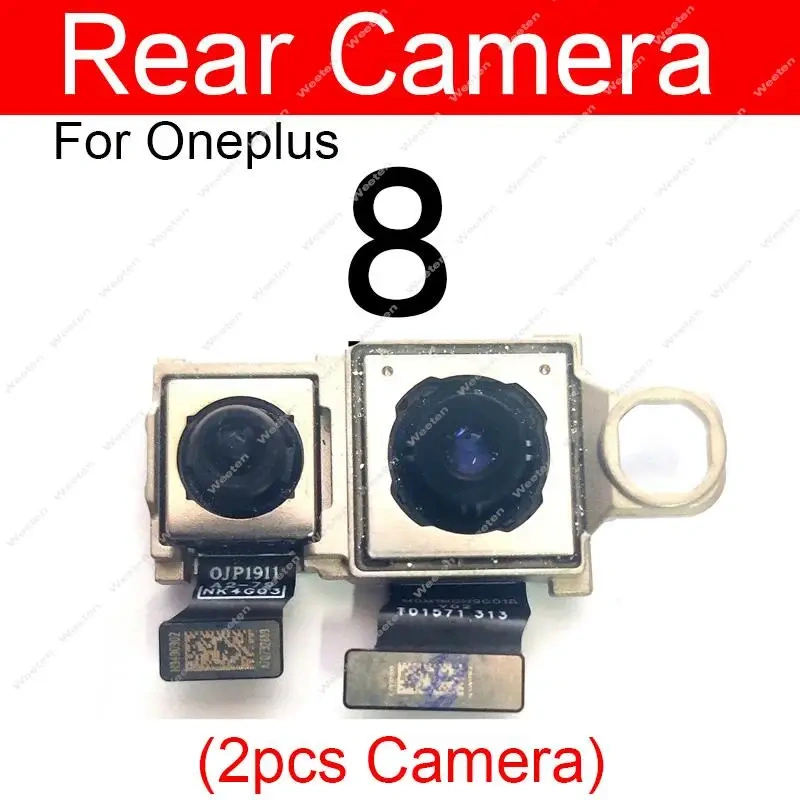 Rear+Front Camera Module For Oneplus 1+ 6 6T 7 Pro 7T Pro 8 Back Main Front Facing Camera Flex Ribbon Replacement Parts