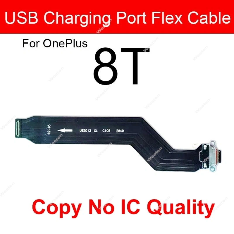 USB Charging Flex Cable For Oneplus 1 2 X 3 3T 5 5T 6 6T 7 7T 8  8T Pro USB Charger Port Connector Flex Cable Replacement