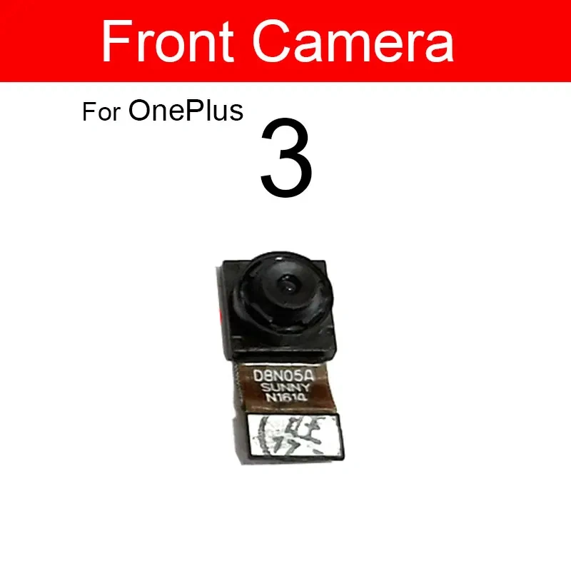 Main Rear Back Camera Module Flex Cable For Oneplus 1+ 1 2 3 3T 5 5T X Front Facing Camera Flex Ribbon Replacement Reapir Parts