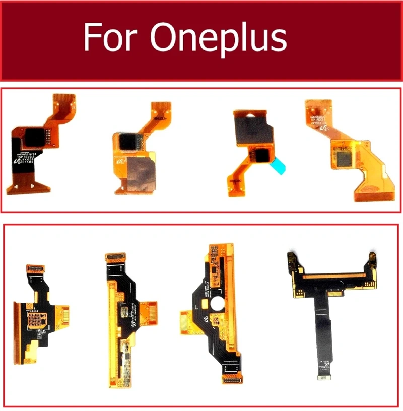 LCD Touch Screen Flex Cable For Oneplus 1+ 5T 6 6T 7 7T LCD Panel Pressing Screen Touch Flex Ribbon Parts