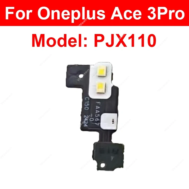 FlashLight Sensor Flex Cable For Oneplus ACE Pro Ace 2 Pro 2V Ace 3 Pro ACE Racing Camera Flashlight Sensor Ambient Flex Ribbon