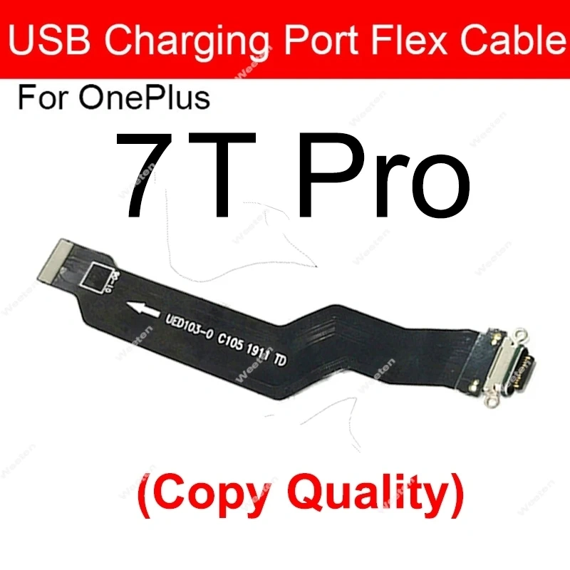 USB Charging Flex Cable For Oneplus 1 2 X 3 3T 5 5T 6 6T 7 7T 8  8T Pro USB Charger Port Connector Flex Cable Replacement