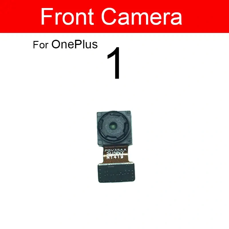 Main Rear Back Camera Module Flex Cable For Oneplus 1+ 1 2 3 3T 5 5T X Front Facing Camera Flex Ribbon Replacement Reapir Parts