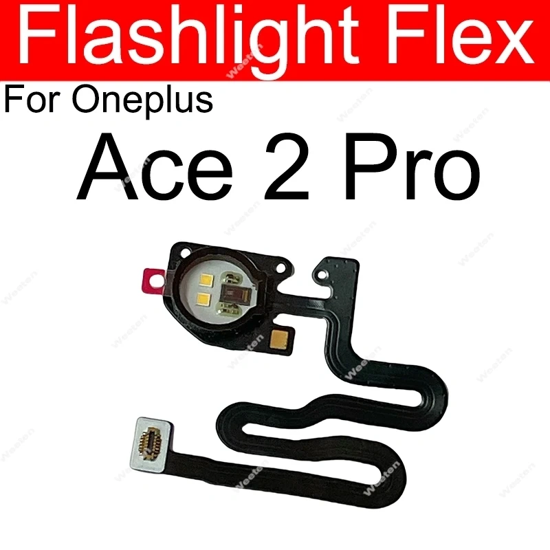 FlashLight Sensor Flex Cable For Oneplus ACE Pro Ace 2 Pro 2V Ace 3 Pro ACE Racing Camera Flashlight Sensor Ambient Flex Ribbon