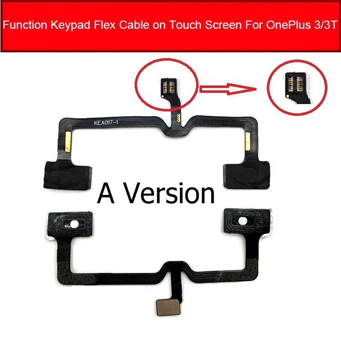 Function Keypad Flex Cable For Oneplus 1+2 3 3t 5 X Menu Button Sensor Function Sensor Flex Ribbon Cable Replacement Parts