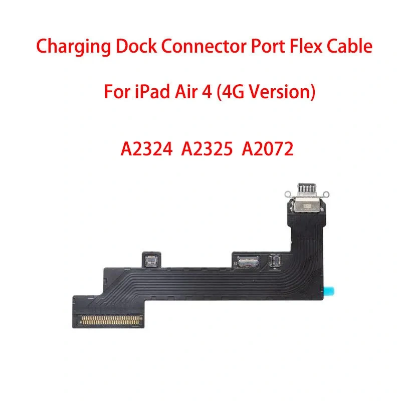 Charging Port Flex Cable For iPad Air 4 A2316 A2324 A2325 A2072 USB Charger Port Dock Connector Plug Socket Jack Ribbon
