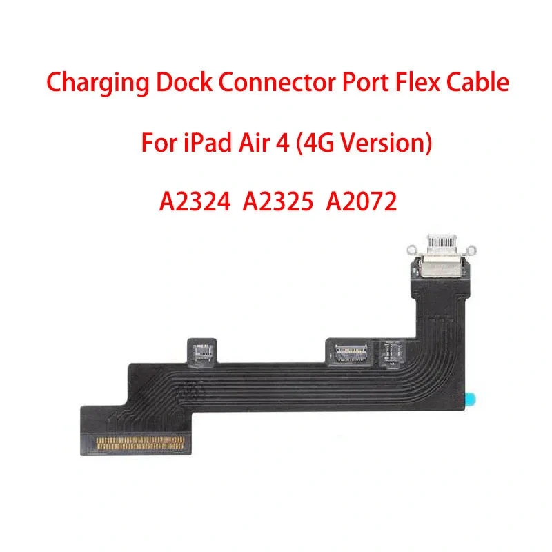 Charging Port Flex Cable For iPad Air 4 A2316 A2324 A2325 A2072 USB Charger Port Dock Connector Plug Socket Jack Ribbon