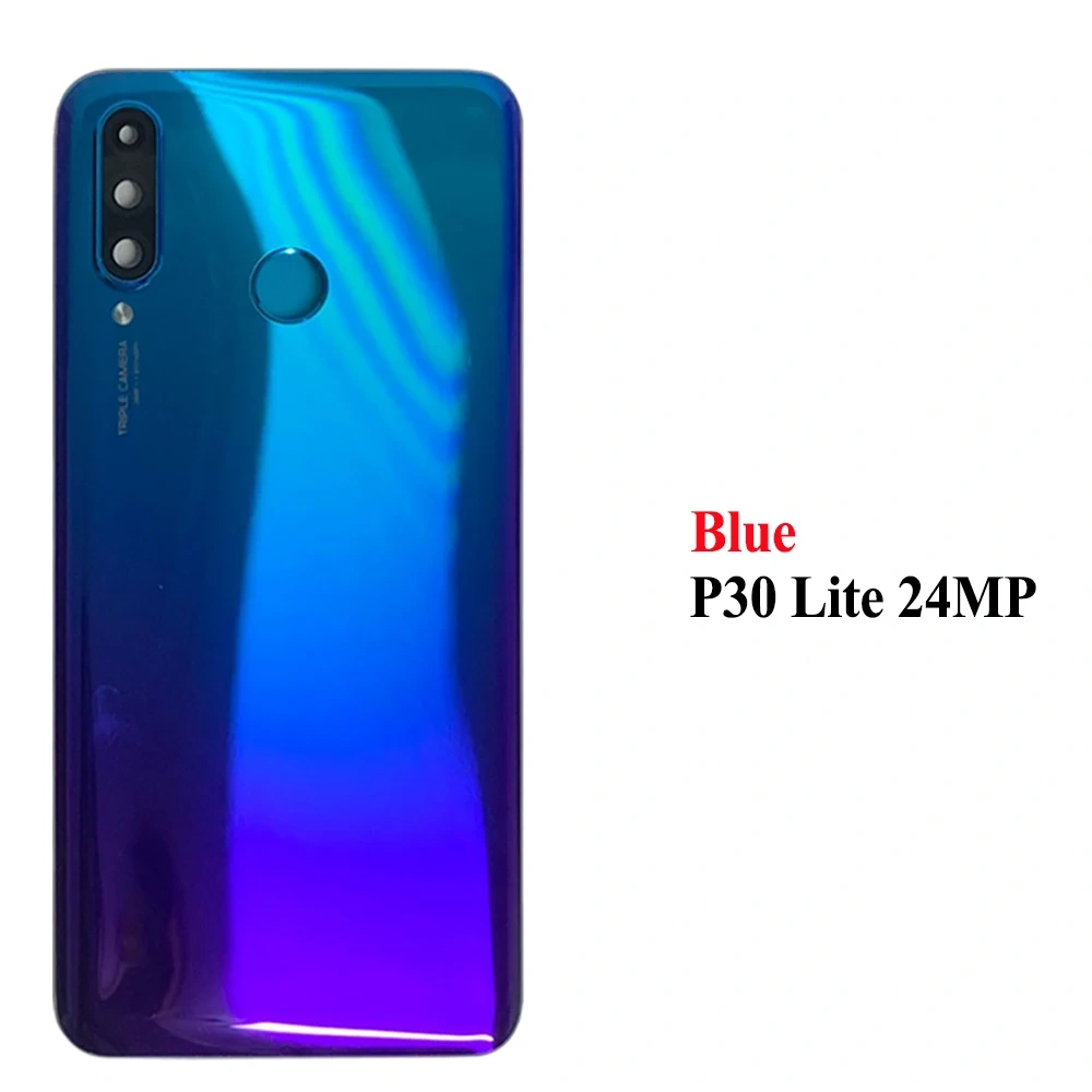 Battery Glass Door With Lens For Huawei P30 Back Cover P30 Pro Back Glass P30 Lite Back Cover Repair Parts