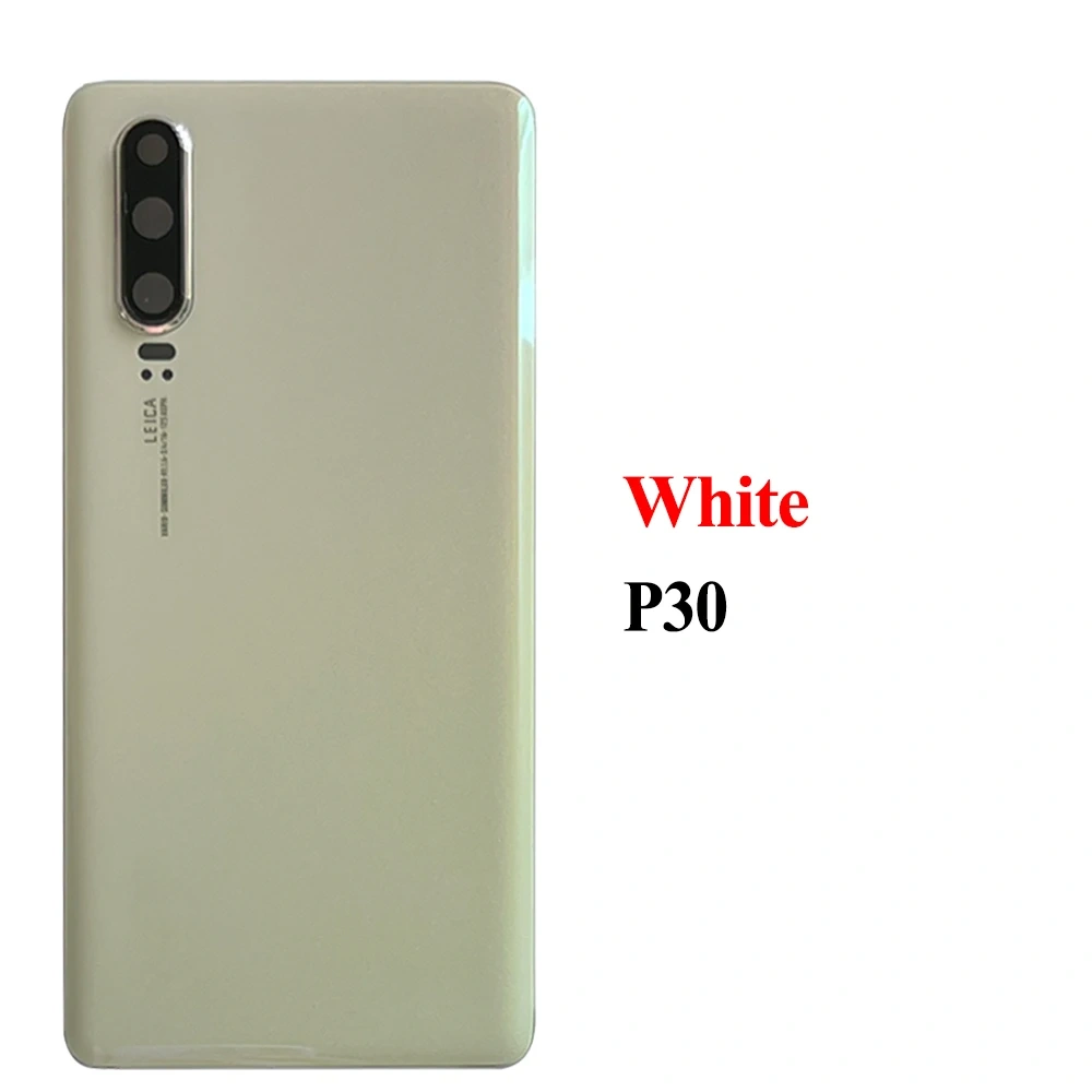 Battery Glass Door With Lens For Huawei P30 Back Cover P30 Pro Back Glass P30 Lite Back Cover Repair Parts