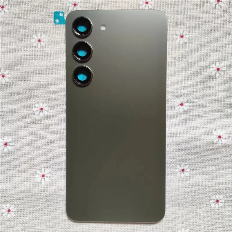 S23 Housing For Samsung Galaxy S23 S911 6.1" Glass Battery Back Cover Repair Replace Door Rear Case + Camera Lens